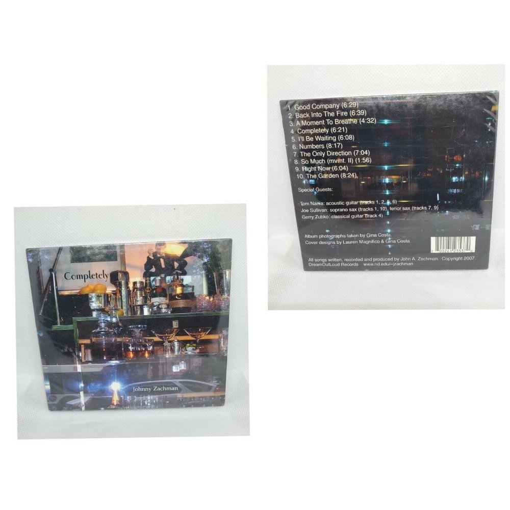 Completely By John A Zachman ,2007 Dream Out Loud Records CD